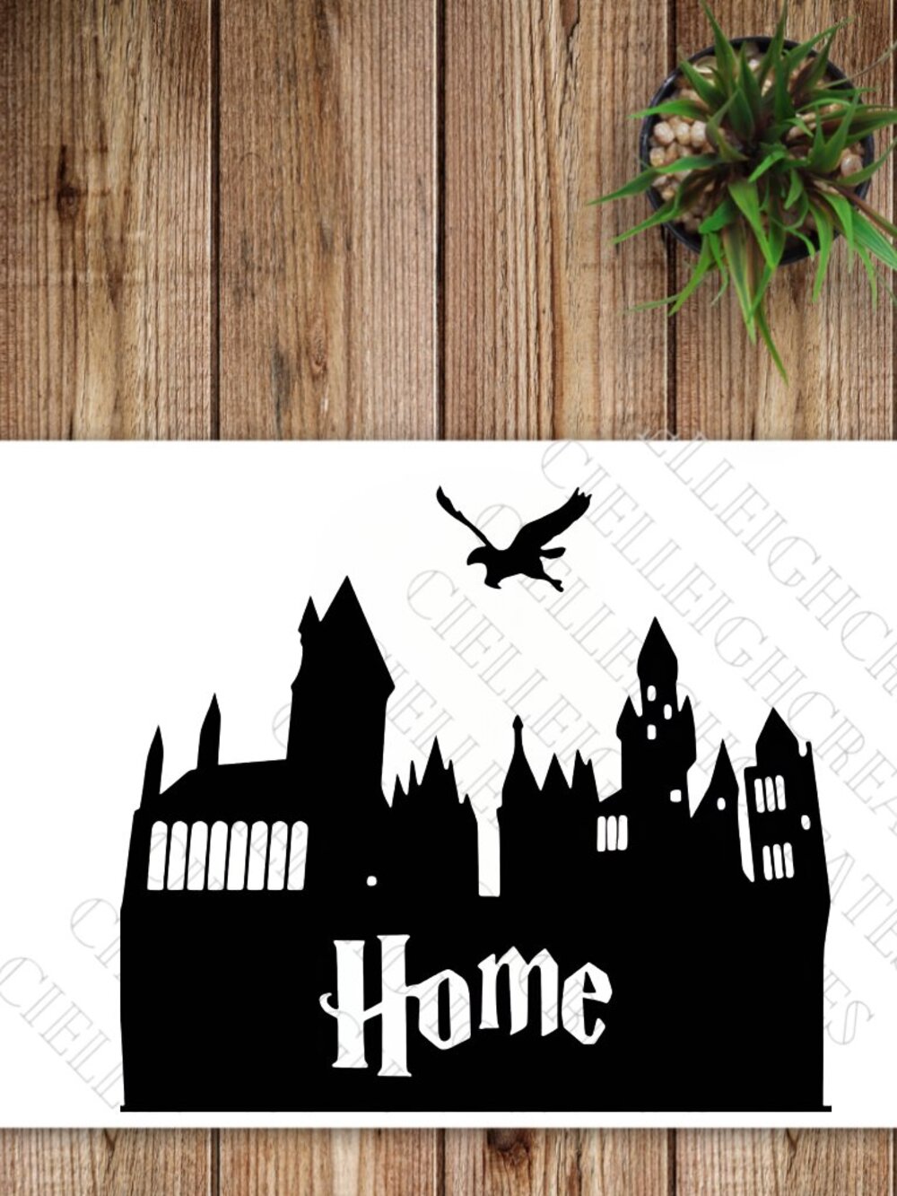 Hogwarts Castle Home Decal Sticker Handcrafted